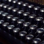 A photo of a typewriter